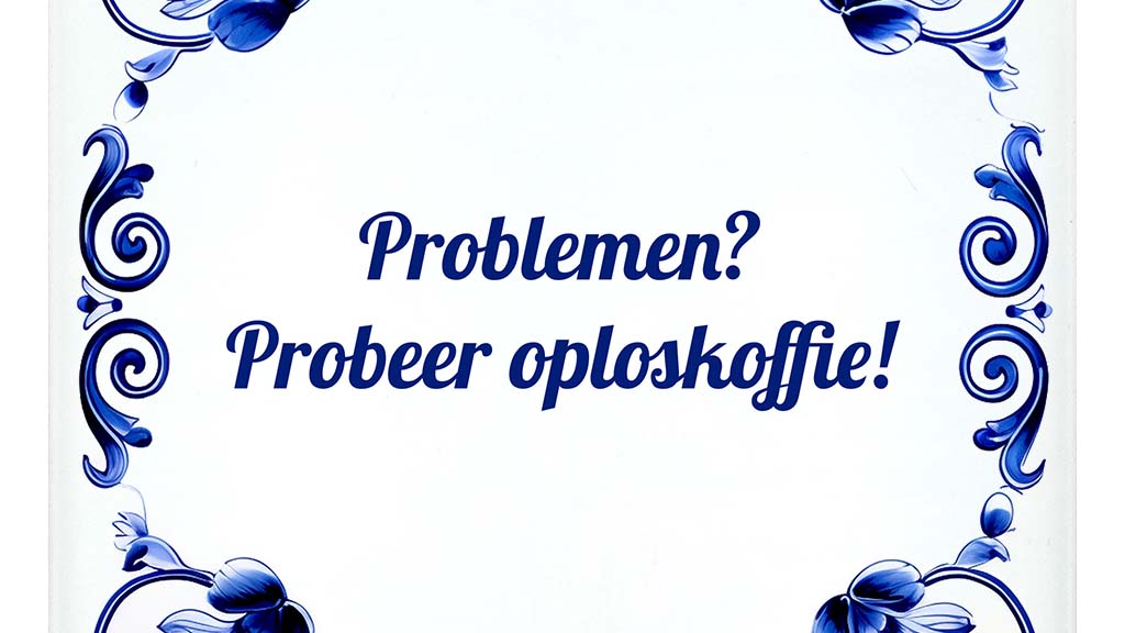 oploskoffie